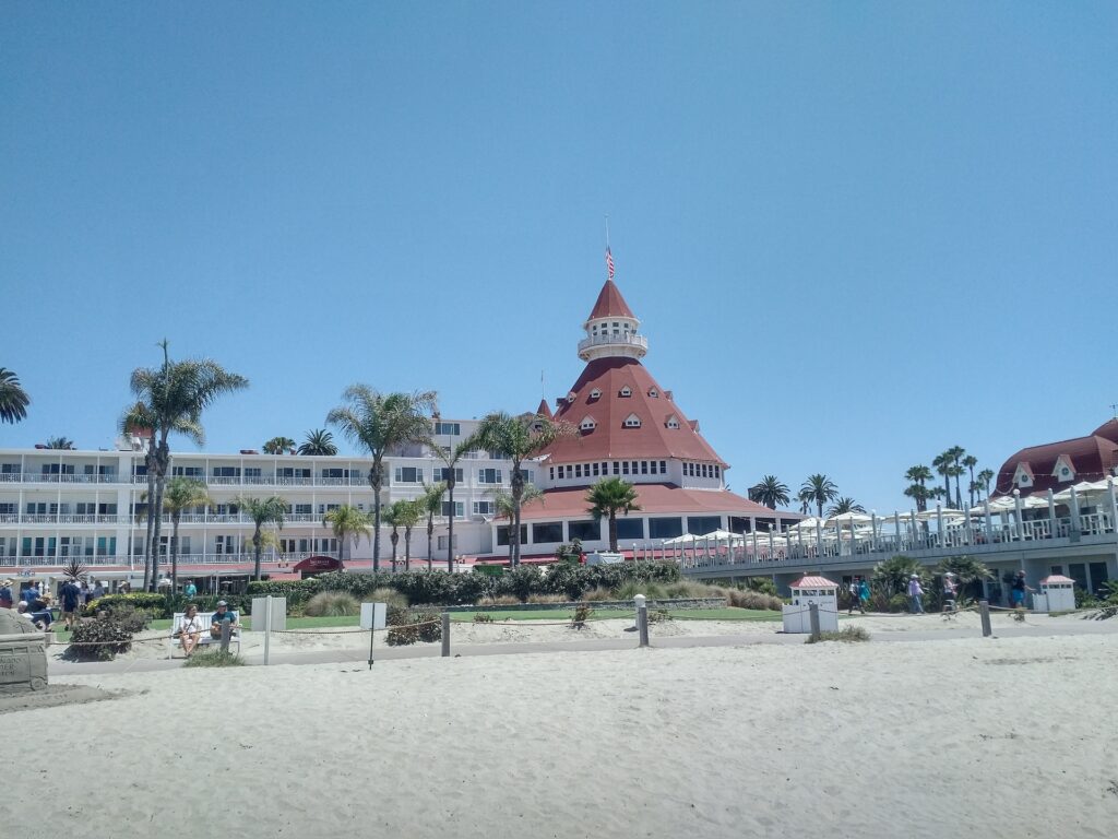 People Walking on sandy shores of Coronado Dog Run Beach, San Diego